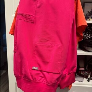 🩺 Figs Zamora jogger scrub pants in Shocking Pink XXL/T